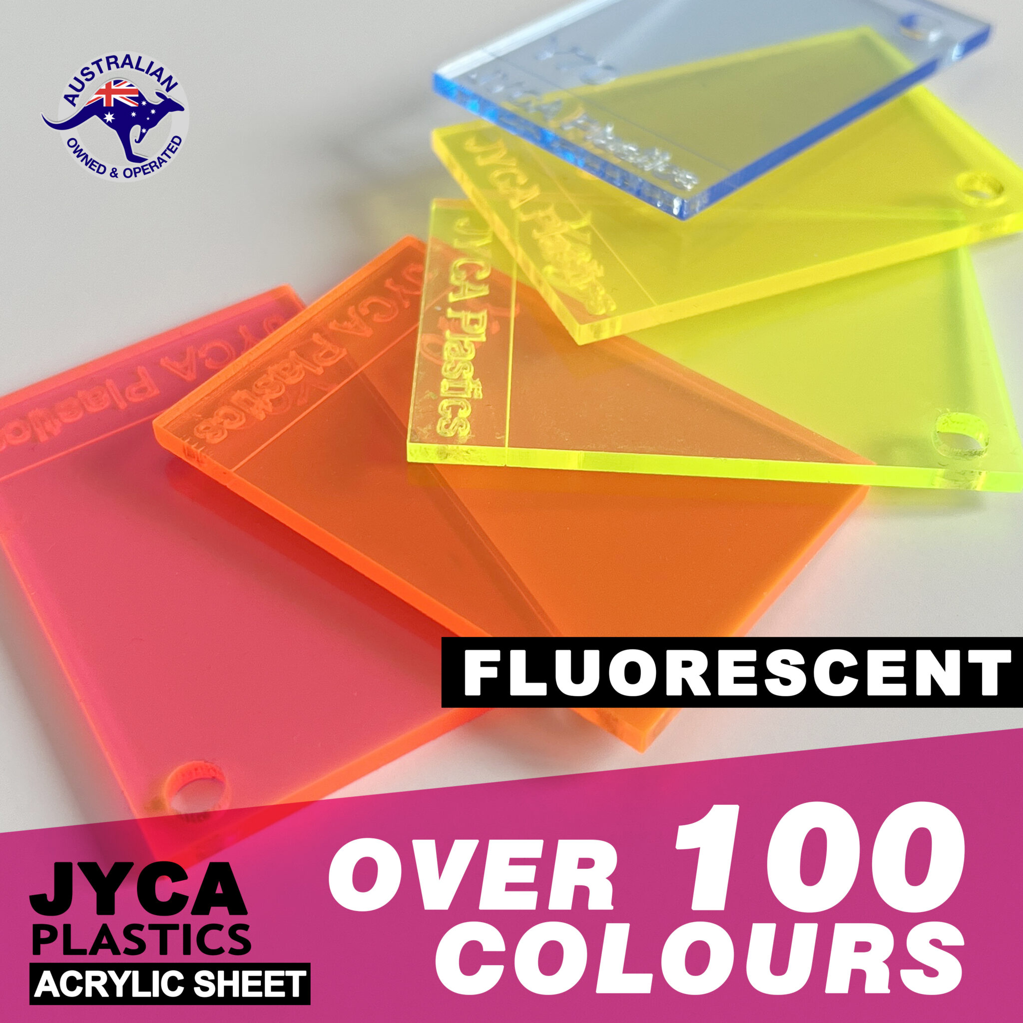 Fluorescent Colour Acrylic